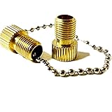 HOCHWERTIGES MATERIAL: Messing - Unsere Universal Bicycle Fahrradzubehörteile bestehen aus Messing, welches korrosionsbeständig und langlebig ist. Durch die qualitativ hochwertige Verarbeitung wird das Fahrradzubehör Set ein langer Begleiter sein