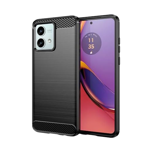 Capa para Motorola Moto G84 5G 6.5" 2023 (Inclui 2 películas de tela) capa macia anti-queda com borda elástica, Capa protetora TPU emborrachada para Motorola Moto G84 5G -Preto