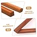 Toddmomy 2sets Wooden Kalimba Piano Bridge Diy Kalimba Thumb Piano Bridge Accessory Natural Wood Replacement