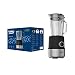 Produktbild BEKO Tischmixer TBN81808BX, 800 W, 6 Geschwindigkeiten, 4 Edelstahlklingen, 1750 ml, Kabelhalter, Schwarz