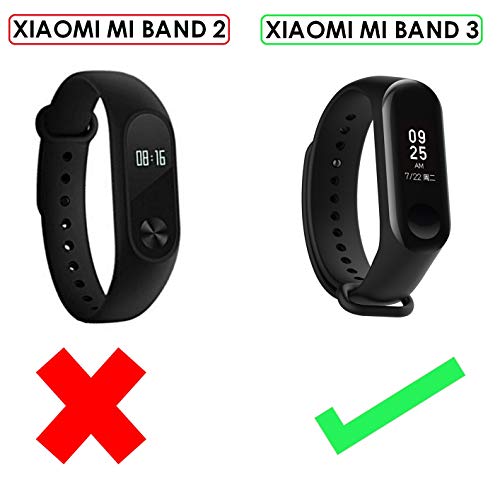 Image of WOW IMAGINE Premium Matte Silicon Wrist Band Replacement For Xiaomi MI Band 3 - Misty Blue