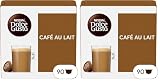 NESCAFÉ Dolce Gusto Café con Leche, 90 cápsulas, Intensidad 7 (3 pack x 30) (Paquete de 2)
