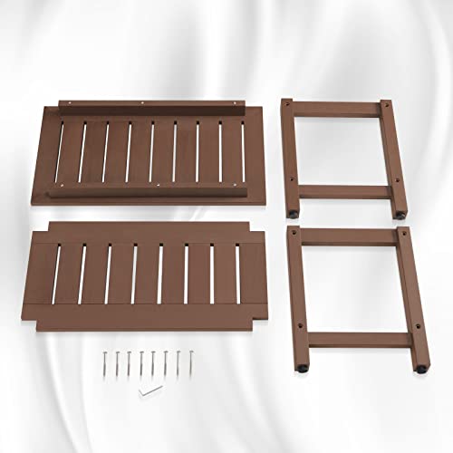 Psilvam Poly Lumber Shower Bench, Spa Bench With Plus Size, Water Resistant & Non-Slip Design Shower Seat For Bathroom, Living Room, Bedroom (28 * 15 Inches) #TOP5