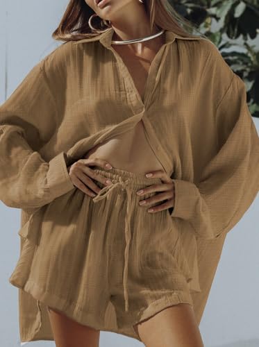 Image of Fixmatti Women Jumpsuit Low V Neck Drawstring Waisted Long Pant Romper Outfits