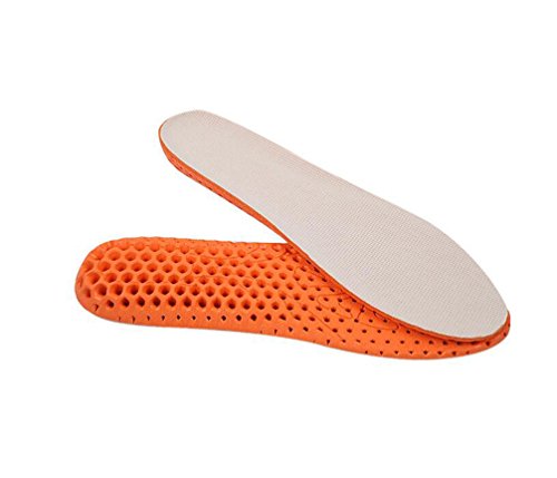 Ewandastore 1.5cm 0.59" Height Increase Insole Invisible Increased Heel Shoe Lifts Inserts Elevator Shoe Pads Insoles for Men,Orange Apricot