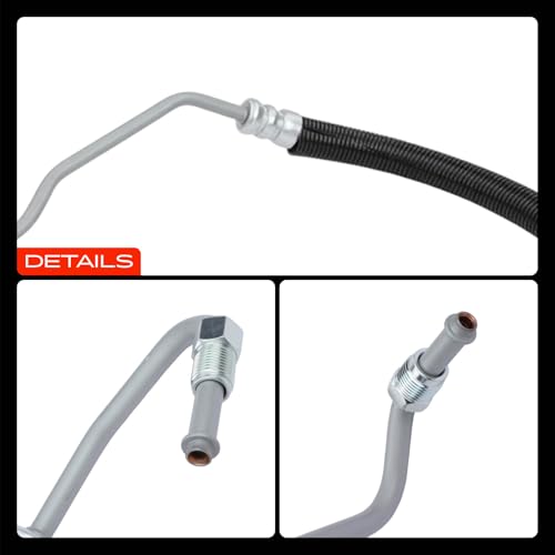 A-Premium Power Steering Pressure Hose Line Assembly Compatible with Ford F-250 Super Duty 2005-2007, F-350 Super Duty 2005-2007, 5.4L 6.0L 6.8L, Hydraulic Brake Booster to Gear by A-premium - Used condition - Image 9