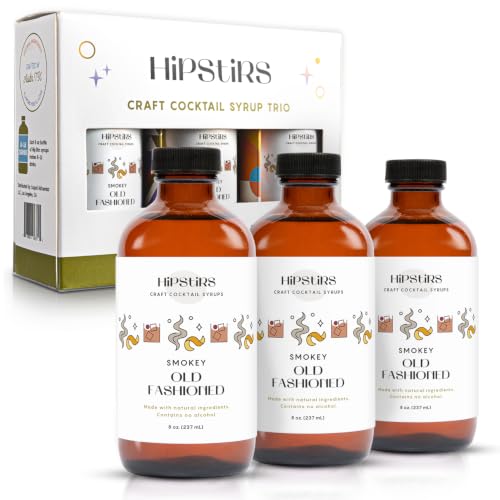 HipStirs Smokey Old Fashioned Syrup, Made with Natural Ingredients