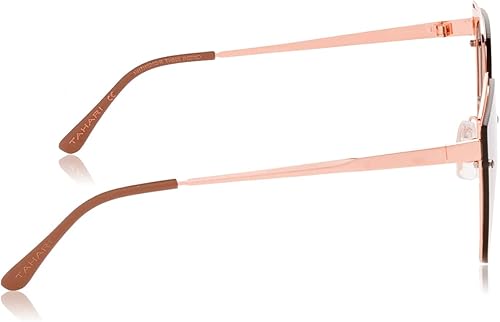 Miniatura 3 de TAHARI womens Th809 Metal 100% Uv Protective Women's Cat Eye Sunglasses. Elegant Gifts for Her, 64 Mm Cat Eye Sunglasses
