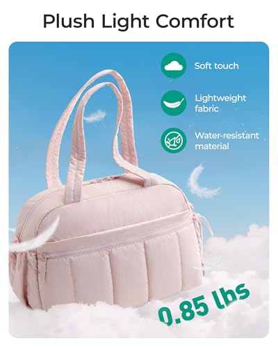 Image of BAGSMART Gym Bag for Women, Duffle Bag for Travel with Wet Pocket, Lightweight Carry on Weekender Duffel, Water Resistant