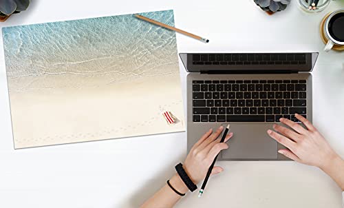 Sottomano da scrivania con motivo vacanze di