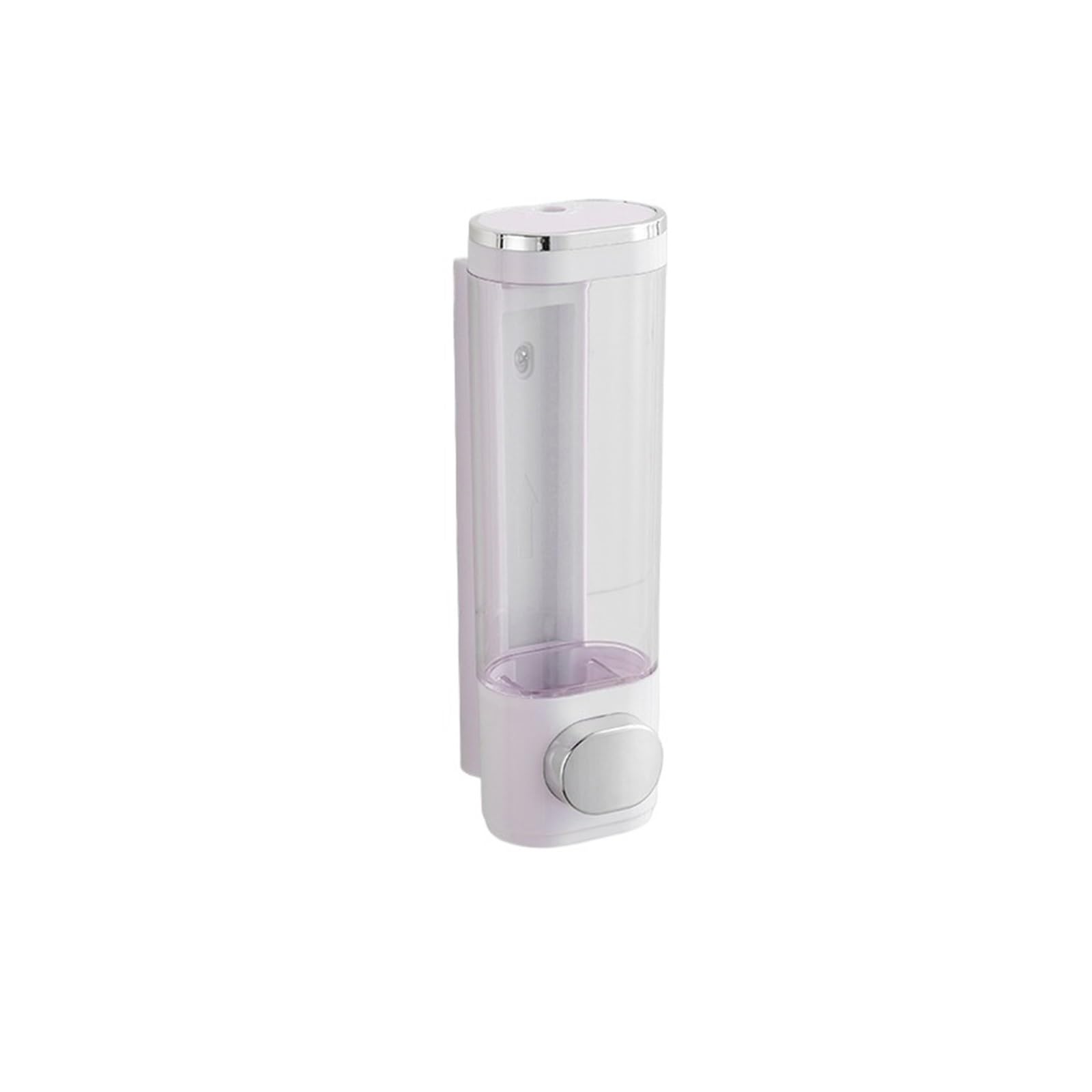 Soap Dispenser, Wall Mounted Soap Dispenser Non Punching Manual Multicolor(White)