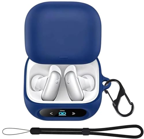 For Anker Soundcore Liberty 5 Pro �P�[�X �ی�J�o�[�yZENGZOUZ�z��G�肪�ǂ� �S�ʕی�J�o�[ �V���R���P�[�X �y�� �ϏՌ� �����h�~ �����[�d�\ ���E�ȒP(�u���[)
