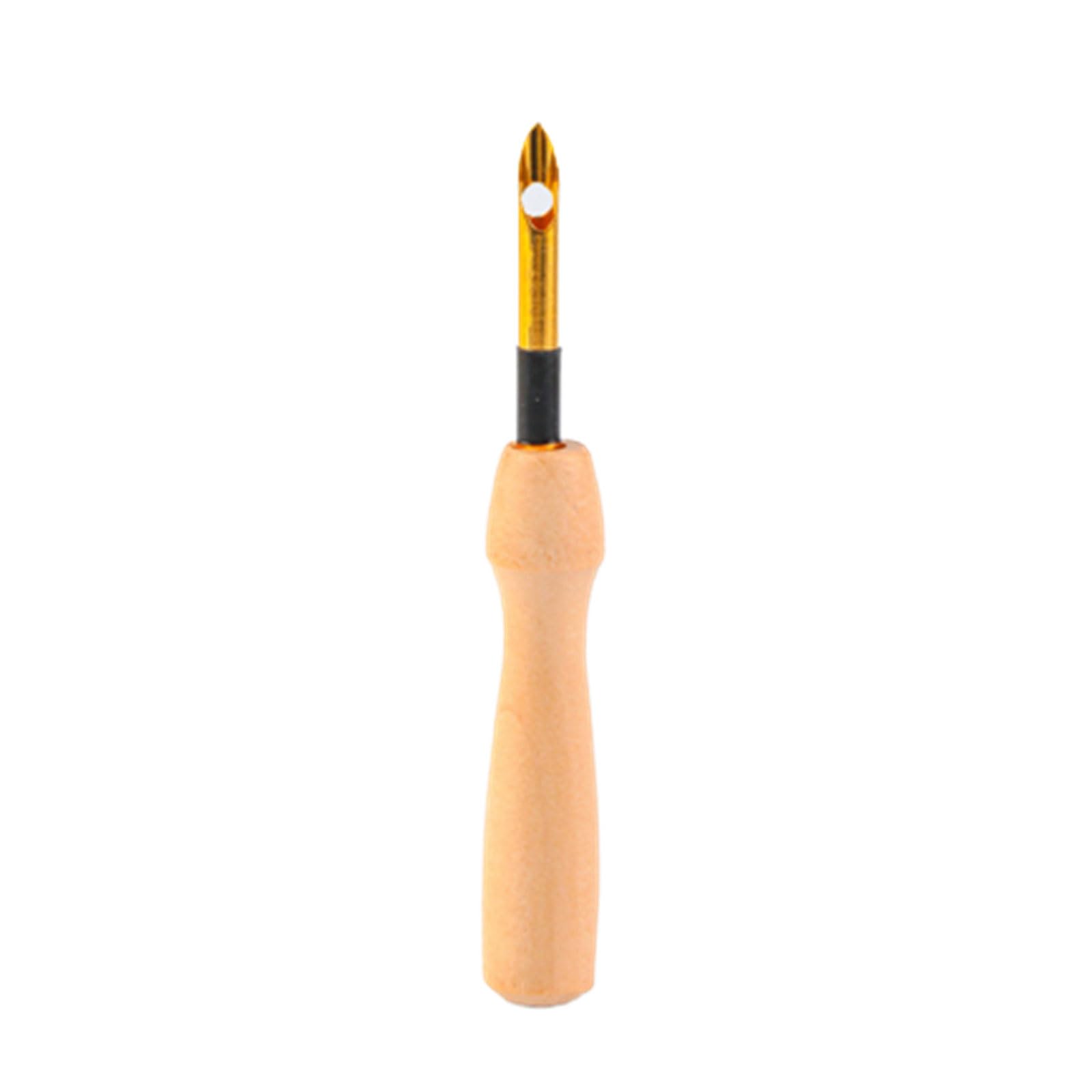 Hsioluted Felt Pen with Wood Handle Portable Pokes Multi-Needle Tool Art Handwork Craft Needle Tools Tool Supplies