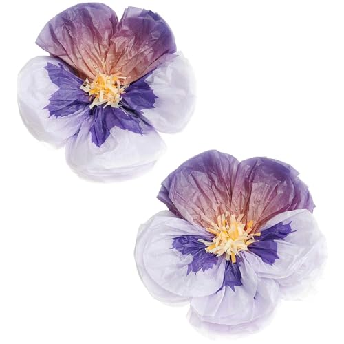 Rico Design Seidenpapierblumen Stiefmütterchen Lila