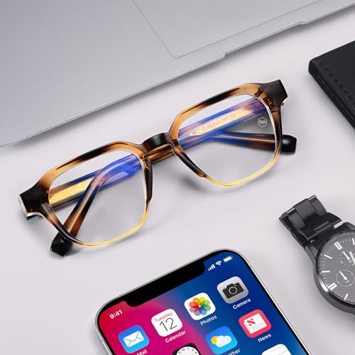 Image of Dollger Blue Light Glasses for Women Men Computer Glasses Square Blue Light Blocking Glasses