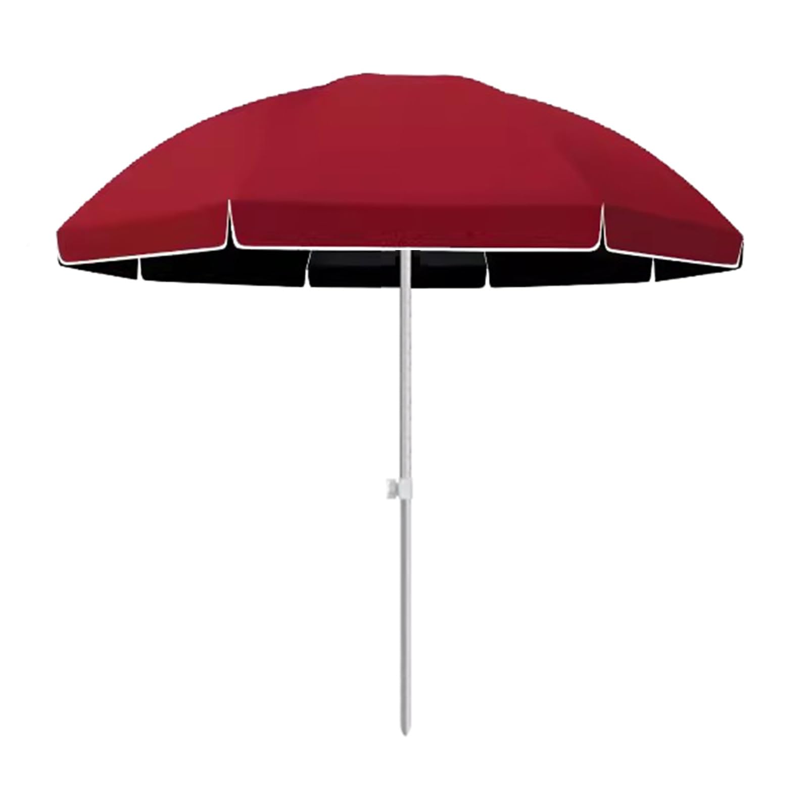 Parasol plażowy regulowana wysokość wodoodporny zewnętrzny patio 5,5 7 8 2,6 m okrągły ochrona przed promieniowaniem UV basen ogród wakacje