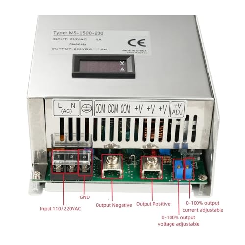Alimentation réglable 0-72VDC 600W transformateur affichage numérique CC