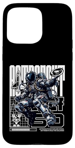 Coque iPhone 15 Pro Max robot de science-fiction pour éviter les rayures et chutes de téléphone