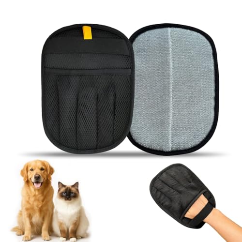 Pet Hair Removal Glove & Mitt for Couch, Furniture & Car Seat, Electrostatic 5-Finger Pet Hair Remover Tool for Dogs & Cats, Reusable Lint & Fur Remover for Carpet, Sofa & Clothing (1 Pack) - image 8