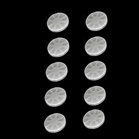 ONEVIDO Silikon-Oblaten-Träger, 10,2 cm, einzelne Oblatenbox, Halbleiter-Kassetten für Versand und Lagerung, inklusive Behälter, Abdeckung und Feder, verpackt in staubfreier Werkstatt, 10 Stück Cover