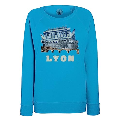 Sweatshirt Femme Lyon France pull imprimé mode ville culture vêtement tendance