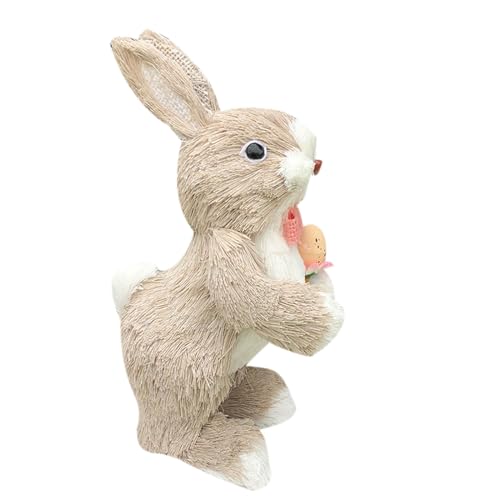 Zkydhbd Adorno de paja de Pascua para decoración de fiesta para el hogar, festividades, festivales, fiestas, decoración de Pascua