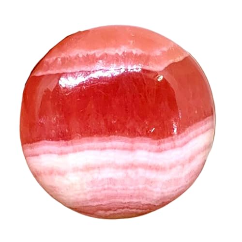 Rhodochrosite naturelle ronde 22mm gemme cabochon fabrication bijoux collier bague