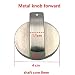 4 Piezas Metal 8 mm Universal Plata Cocina de Gas Botones de...