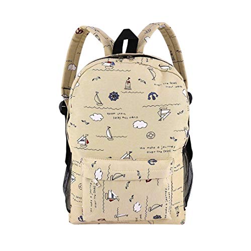 Swiftswan Mode Freizeit Rucksack für Mädchen Teenager Schule Rucksack Frauen Drucken Rucksack Geldbörse 16 Zoll