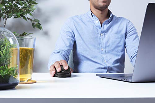 Ozaa Mouse Wireless Ricaricabile, Ergonomico, Sei Pulsanti, Due Pulsanti Silenziosi, Ricevitore USB Plug and Play, Senza Fili, per Computer, Desktop, iPad, PC Portatile, Tablet, Macbook - Blu - Mouse gaming - Immagine 2