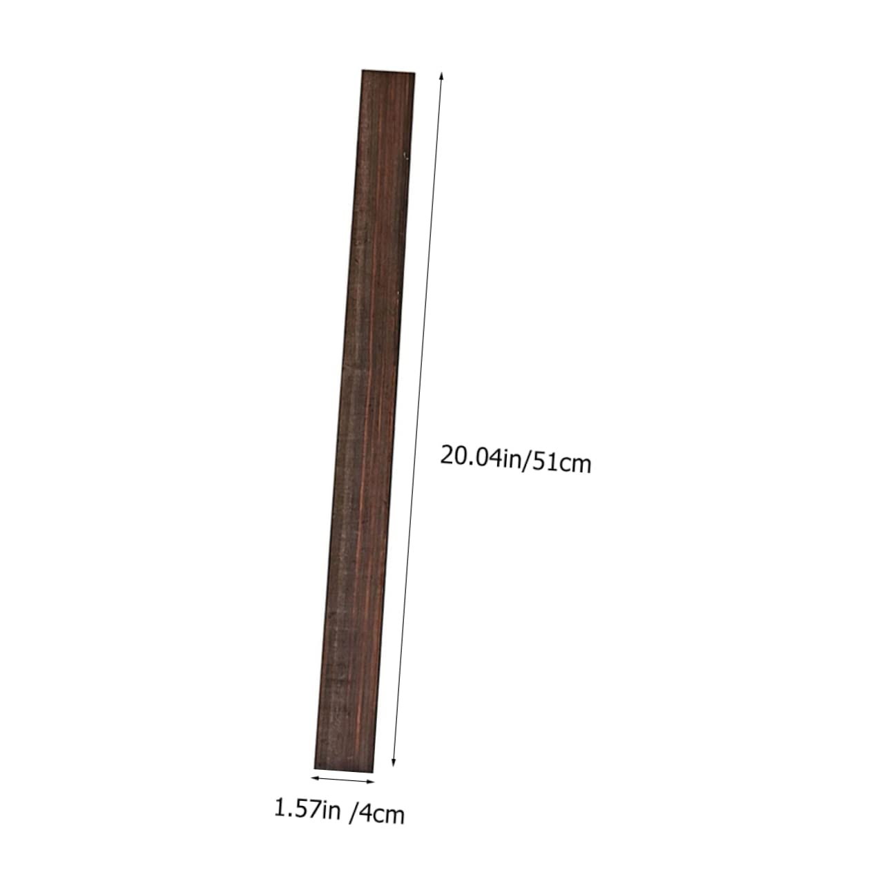NULYLU Replacement Fretboard Parts for Guitar Guitar Neck Plate Rosewood Fretboard Box Portable Guitar Accessory