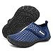 Racqua Boys Girls Baby Toddler Water Shoes Beach Quick Dry Pool Water Outdoor Sports Shoes Swim Non-Slip Breathable Lightweight Aqua Shoes Navy Toddler 6