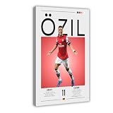 Mesut Özil Leinwand-Poster, Schlafzimmer-Dekoration, 50 x 