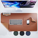 MYMIND® Schreibtischunterlage [2-er Set] 80x40cm - Premium Qualität mit extra Mauspad - Schreibunterlage für Homeoffice - Schreibtisch Unterlagenmatte rutschfest - Desk Mat - Schreibtisch Unterlage