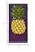 All-Clad Textiles 100-percent Cotton Fiber Reactive Pineapple Print Kitchen Towel, 17-inch x 30-inch, Plum Purple