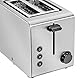 WMF Stelio Toaster 2 Scheiben Edelstahl, Doppelschlitz mit Brötchenaufsatz, Bagel-Funktion, 7 Bräunungsstufen, 900 W, Toaster edelstahl matt silber