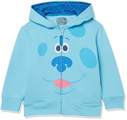 Nickelodeon Baby Boys Blues Clues & You Toddler Costume Zip Up Fleece Hoodie With Ears Sweatshirt Light Blue 4T US
