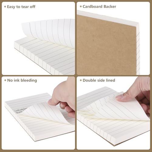 Bloc-notes lignés zmybcpack petit bloc-notes à gratter de bureau
