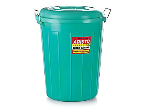 Image of Aristo Multipurpose Plastic Storage Bucket 32 Litre (Green), Standard (VR9506), (39(D) x 44 CM)