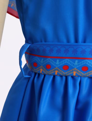 Vestido tradicional mexicano para niña 5-6 años miniatura 5