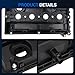 Autoround Engine Valve Cover Kit Compatible with Chevy Cruze 2011-2016/ Trax 2013-2020/ Sonic 2012-2018/ Aveo, Saturn Astra, Pontiac G3, L4 1.6L 1.8L, Replace # 55558673 55564395