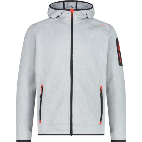 CMP - Herrenjacke mit fester Kapuze, Aluminium-Flamme, 50
