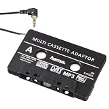 HAMA Cassetta Adattatore da Auto, Jack 3.5 mm, M, Nero