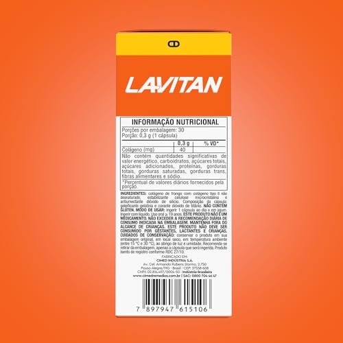 LAVITAN COLAGENO TIPO II 2 BL X 15 CAPS