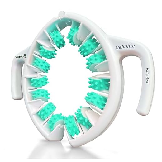 TESMED Cellulite: Masajeador Anticelulítico Manual, Made in Italy, Eficacia Clínicamente Probada, Patentado, Rodillo Anticelulítico Reductor para Masaje de Celulitis de Piernas y Glúteos (Verde)