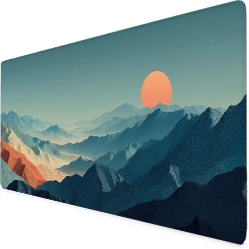 Tapis de souris géant 1200x600mm aux finitions soignées pour ordinateur portable