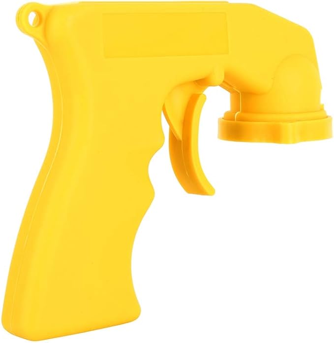 Duokon Standard Spray Grip, Yellow Plastic Car Aerosol Spray Painting