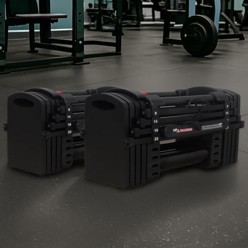 パワーブロック ダンベル 可変式 筋トレ23kg 1個 24段階調節 2848 楽天市場】【☆最大1,000円OFFcp！】可変式ダンベル ブロックダンベル