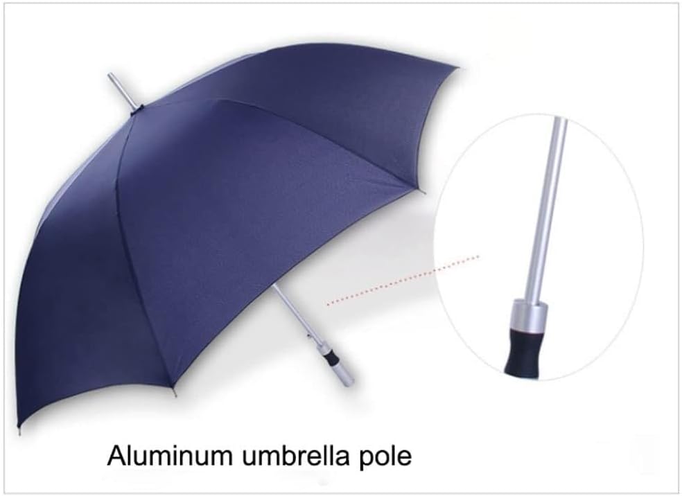 Wcxixo Golf Umbrella Golf Umbrella for Women and Men 59inch Automatic Open Travel Umbrella Water Resistant Stick Umbrella for Camping Business Stick Umbrellas