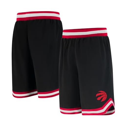 Ultra Game NBA Toronto Raptors Mens Woven Basketball Shorts, Team Color, XX-Large